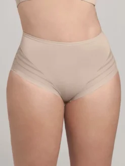 Braga faja clásica con control moderado de abdomen y bandas en tul Leonisa 012903