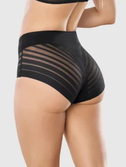 Braga faja clásica con control moderado de abdomen y bandas en tul Leonisa 012903