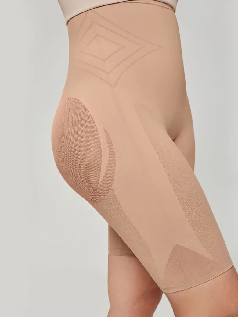 Faja pantalon alta media pierna invisible levanta glúteos Leonisa 012807M