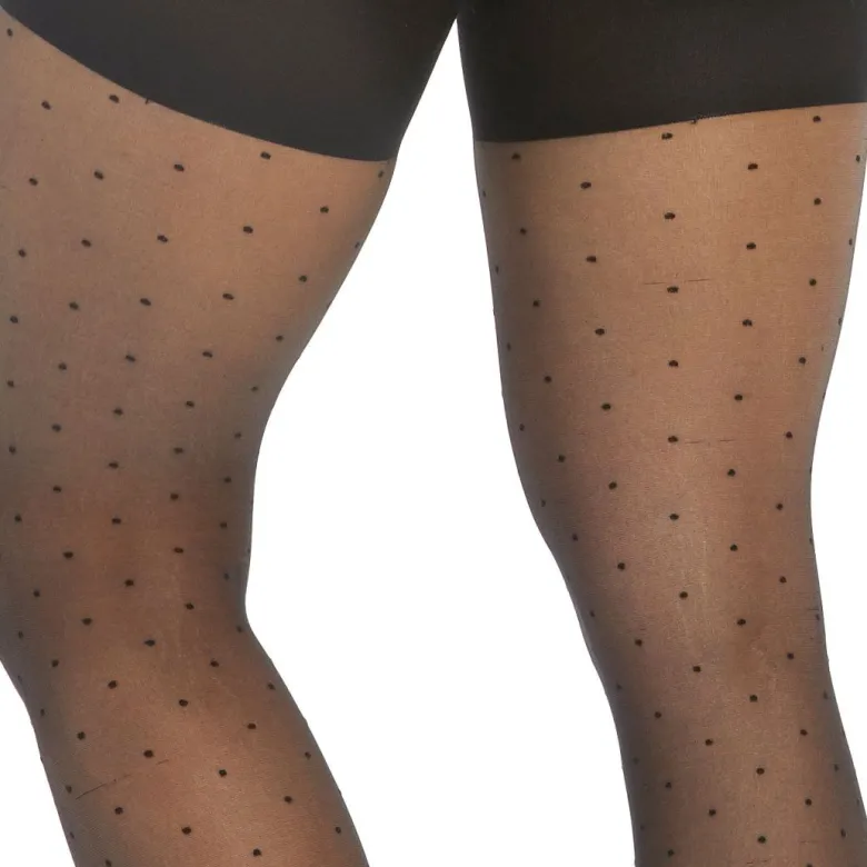 Panty Reductor Magic Bodyfashion Sexy Dots Tights 15SD