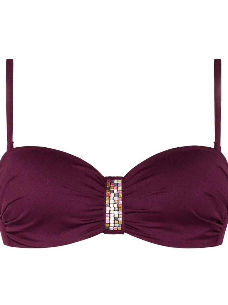 Parte de arriba bikini Cyell Platinum Keri Bandeau con foam 710117