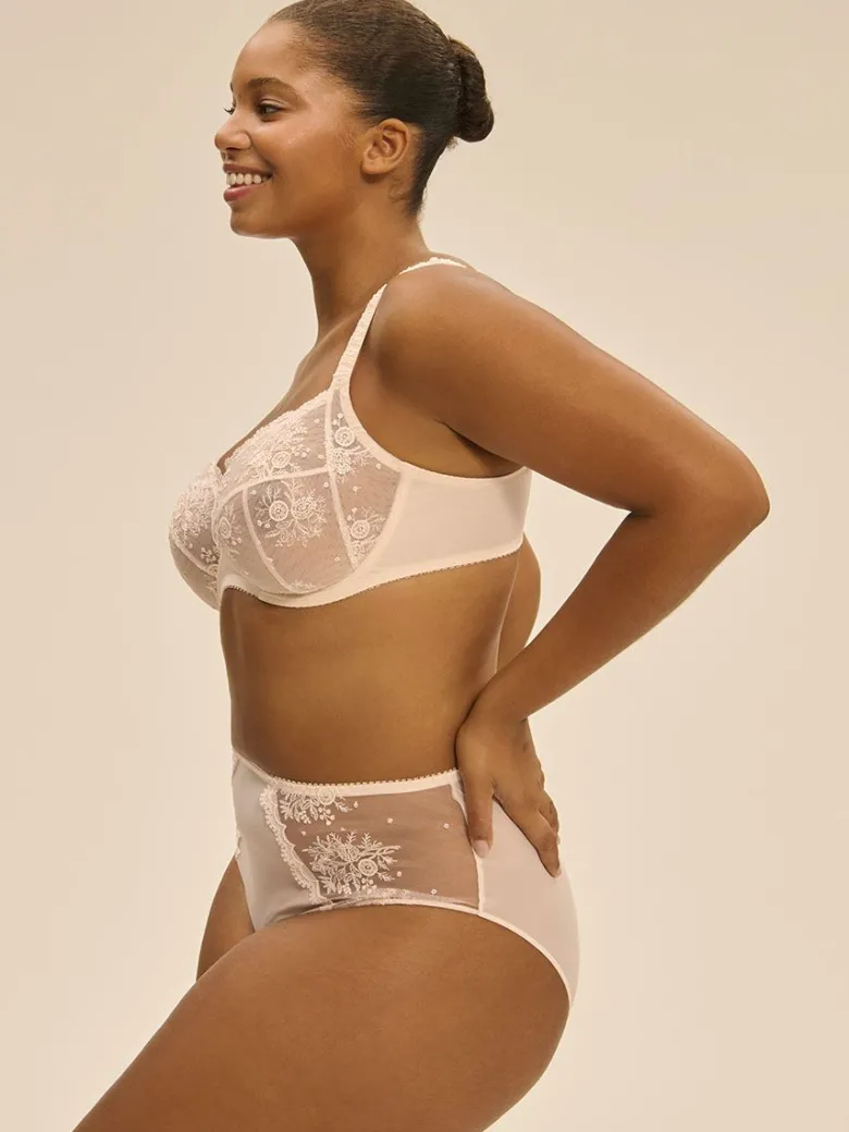 Sujetador copa entera con aros Simone Perele Intrigue 1E2320 Rosa Sakura