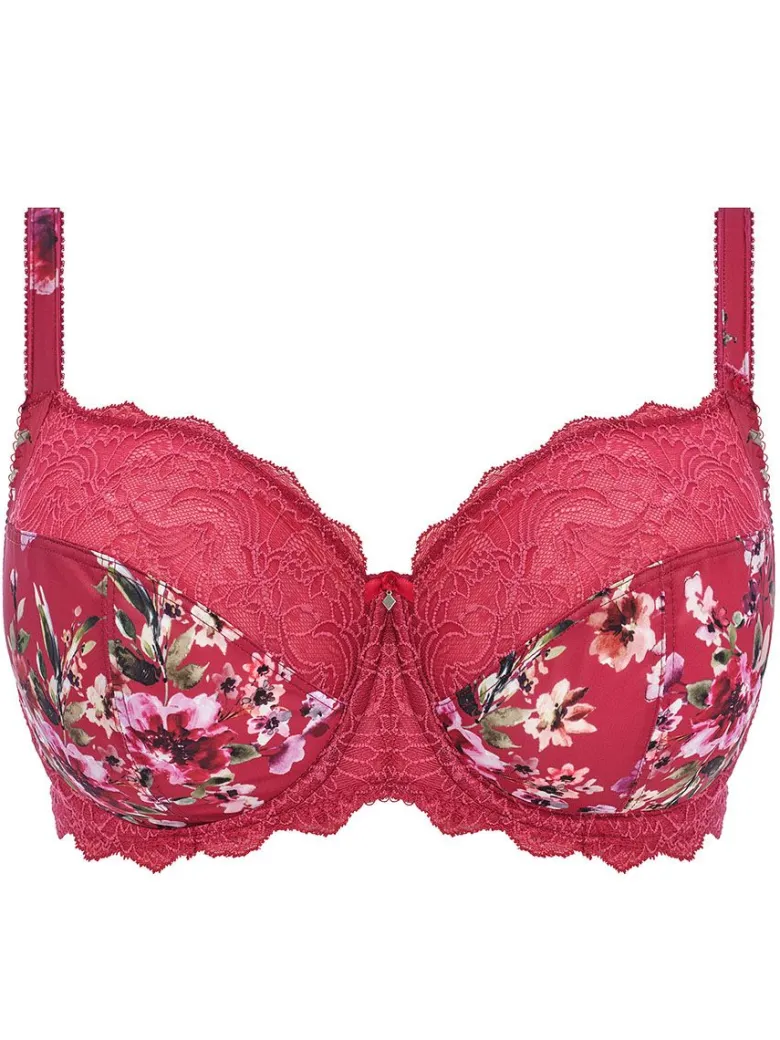 Sujetador sin relleno con aros Fantasie Lucia Side FL101501 Cherry