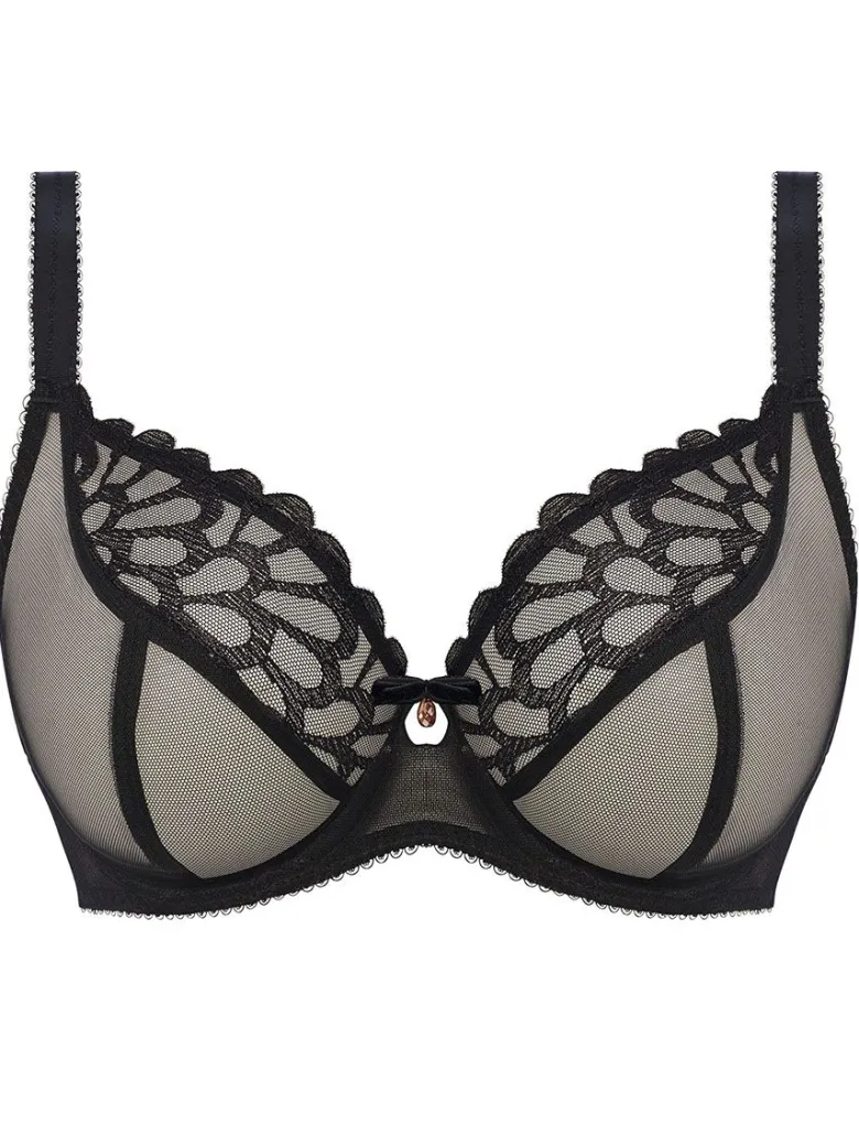 Sujetador sin relleno con aros Freya Loveland Plunge AA401002 Bombshell Black